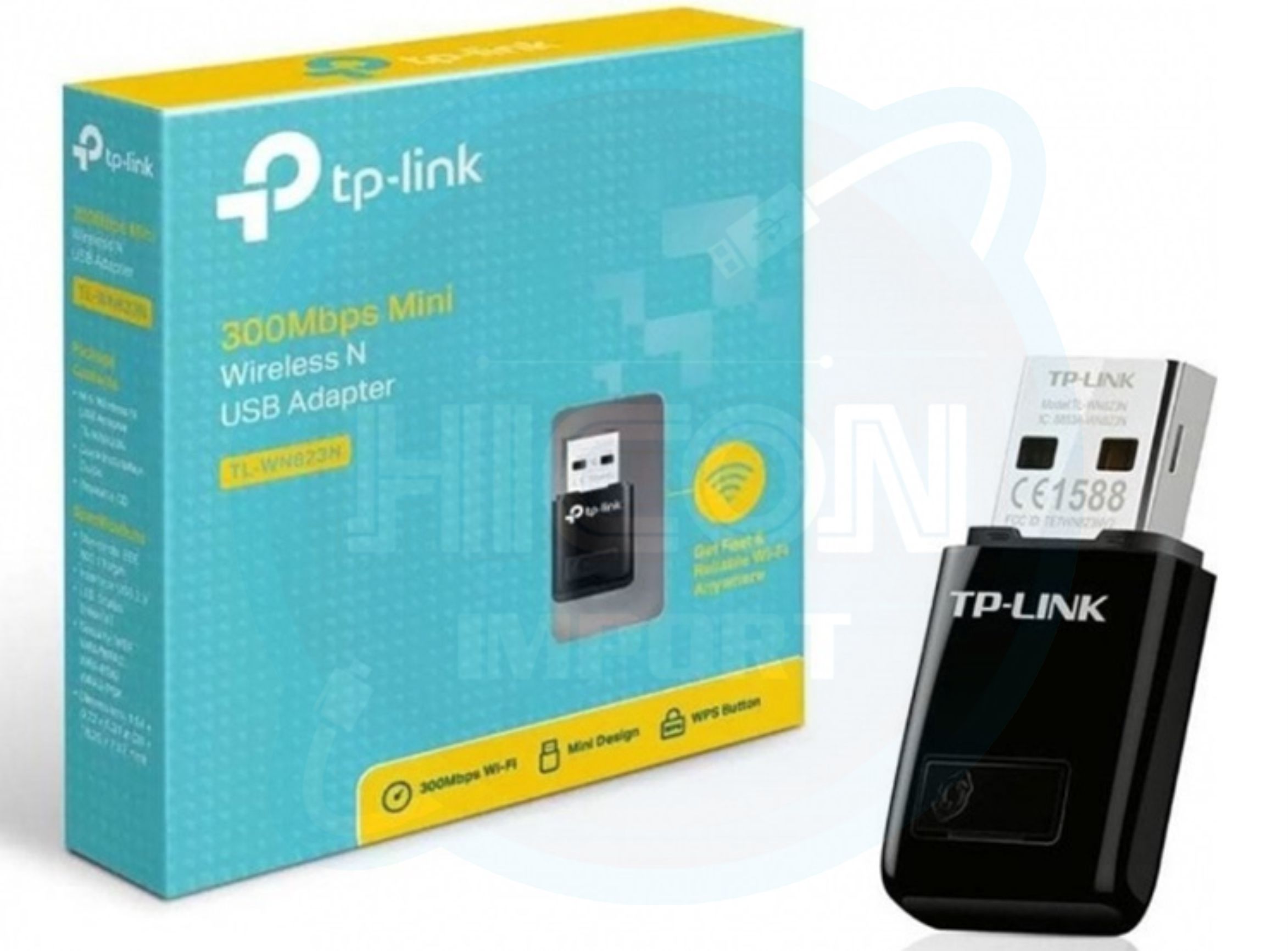 TP-LINK Mini Adaptador Inalambrico N USB de 300 Mbps